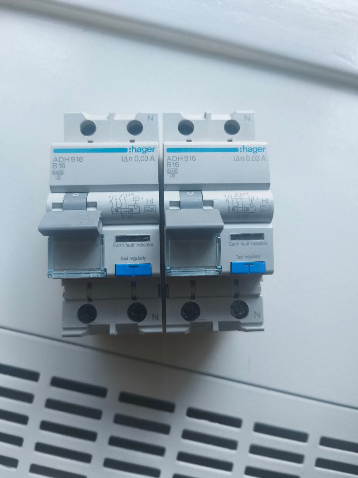 ADH916 Hager automaat alamat, Ophalen of Verzenden, Zo goed als nieuw, Hager, Groepenkast