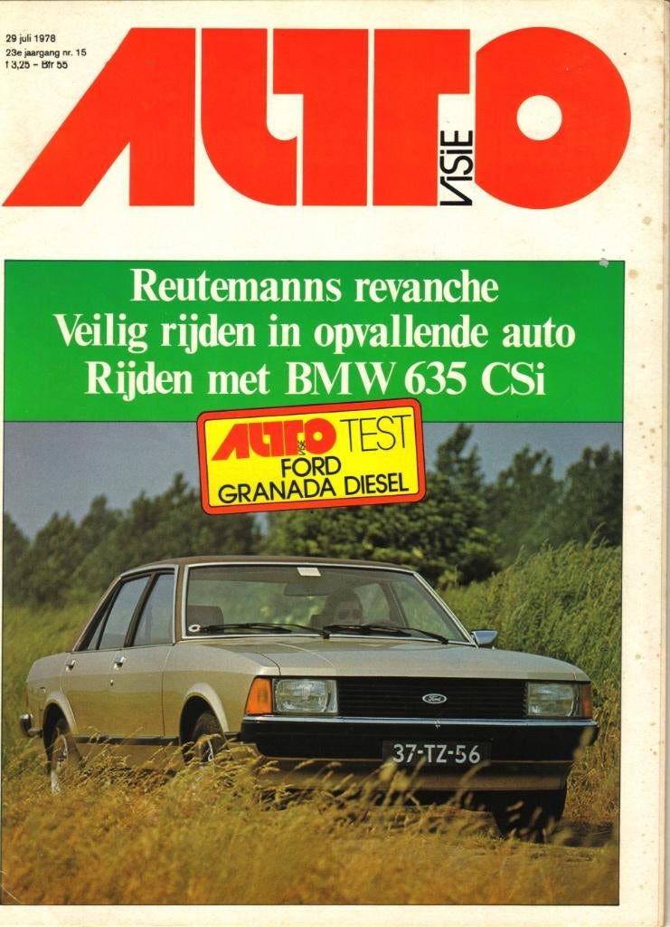 Autovisie test Ford Granada 2.1 Diesel Juli 1978, Ophalen of Verzenden, Gelezen, Ford