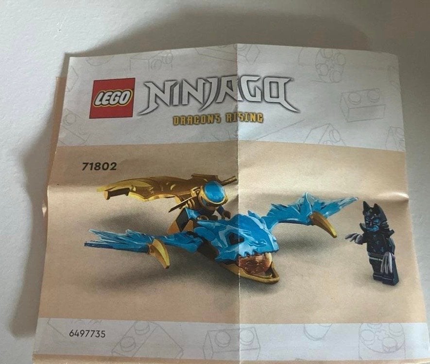 LEGO Ninjago 71802 Nya's Drakenaanval EVO - Zo goed als nieu, Lego, Ophalen of Verzenden, Zo goed als nieuw, Compleet