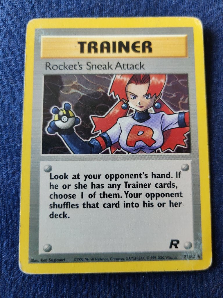Rocket's Sneak Attack - Team Rocket 72/82 - Good, Ophalen of Verzenden, Nieuw