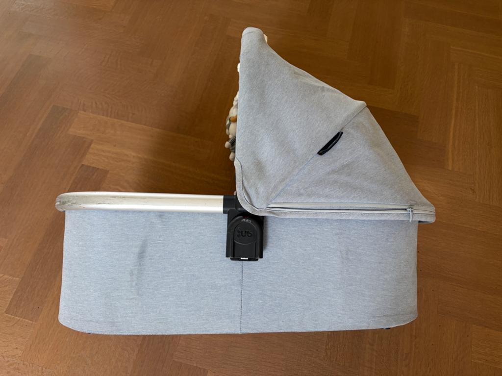 Uppababy vista & cruz reiswieg lichtblauw met gratis Rockit, Gebruikt, Met reiswieg, Ophalen, Kinderwagen