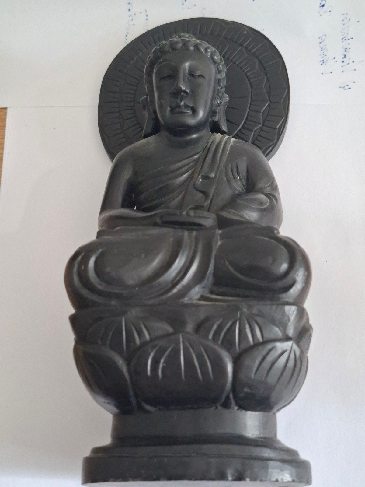 Mediterende Boeddha., Ophalen
