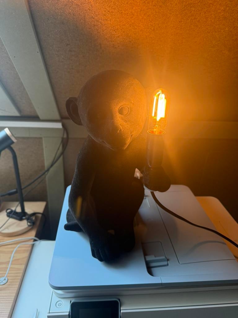 Een apen lamp, Ophalen of Verzenden, Zo goed als nieuw