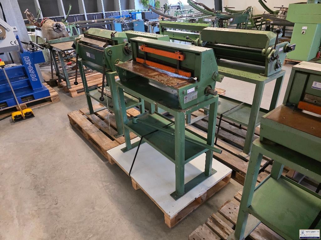 Plaatschaar JORG 650x1,5mm guillotineschaar compact hand, Ophalen, Gebruikt