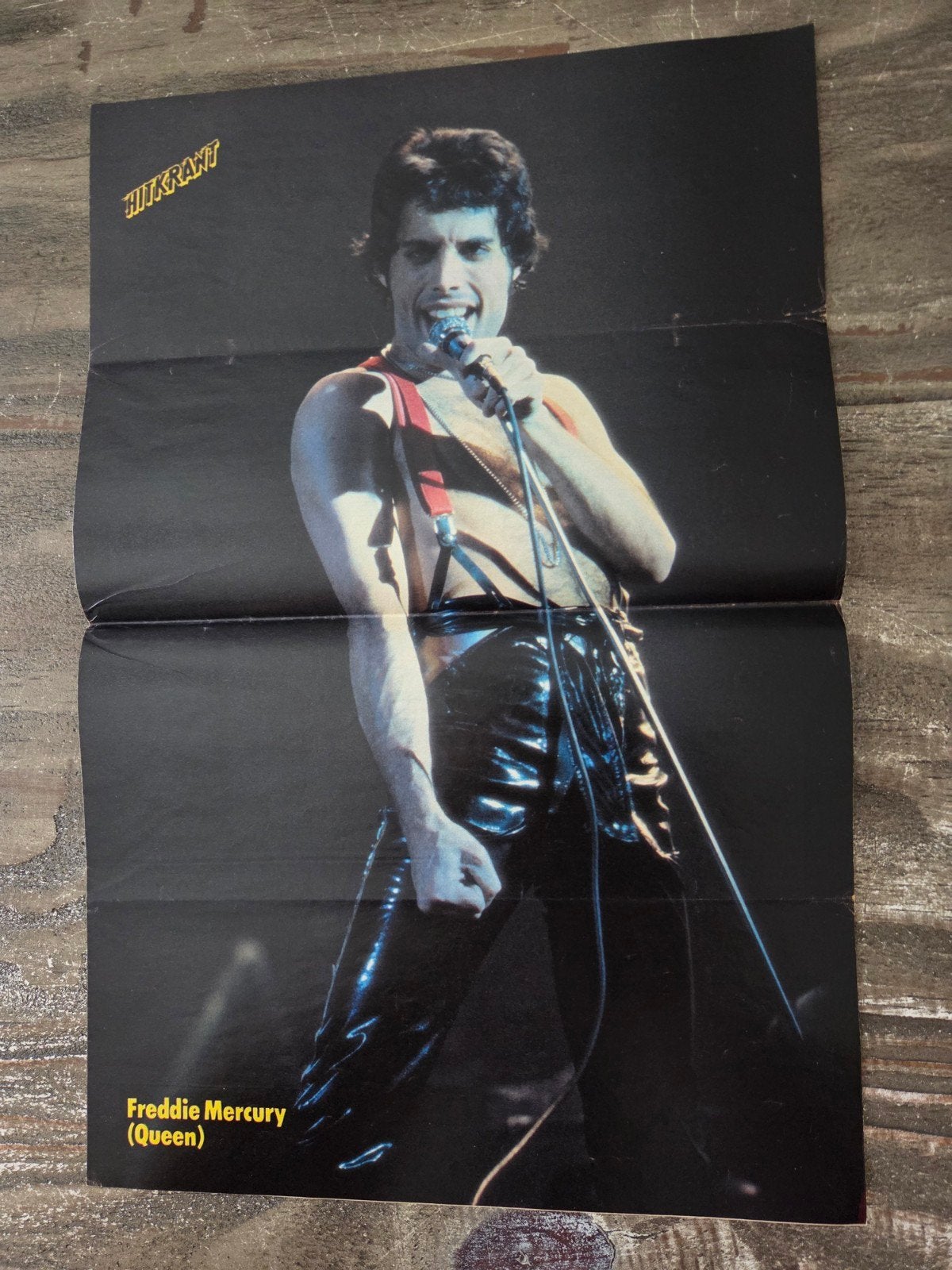 Freddie Mercury (Queen) poster, Verzamelen, Ophalen of Verzenden, Zo goed als nieuw, A1 t/m A3, Muziek