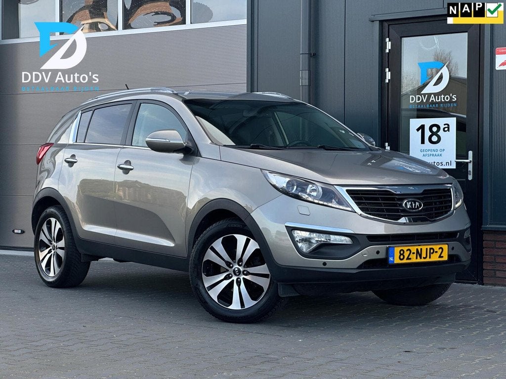 Kia Sportage 2.0/163pk X-clusive|NAP|Automaat|Nwe Apk|Trekha, Gebruikt, Zwart, 4 cilinders, 163 pk