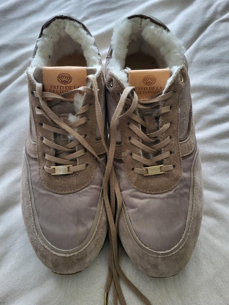 Fred de la Bretoniere sneakers maat 40, Fred de la Bretoniere, Bruin, Ophalen of Verzenden, Sneakers of Gympen