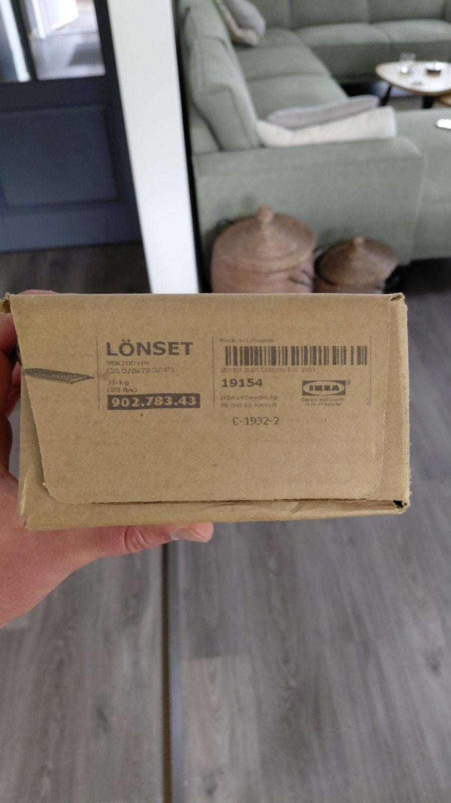 IKEA LÖNSET Lattenbodem 90x200 cm - Nieuw in doos, Ophalen, 90 cm, Eenpersoons, Nieuw