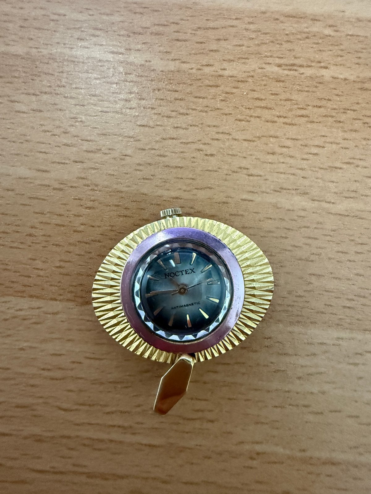 Vintage Noctex Antimagetic horloge, Ophalen of Verzenden, Overige materialen, Zakhorloge, Overige merken