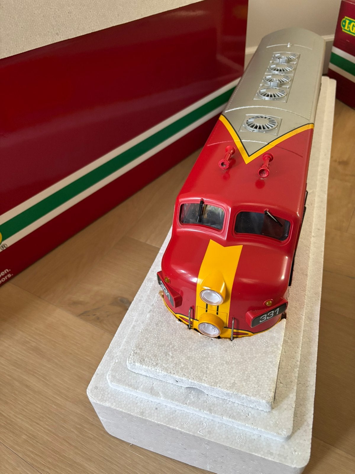 LGB 20570 Santa Fe - DC, Overige merken, Ophalen of Verzenden, Zo goed als nieuw, Analoog