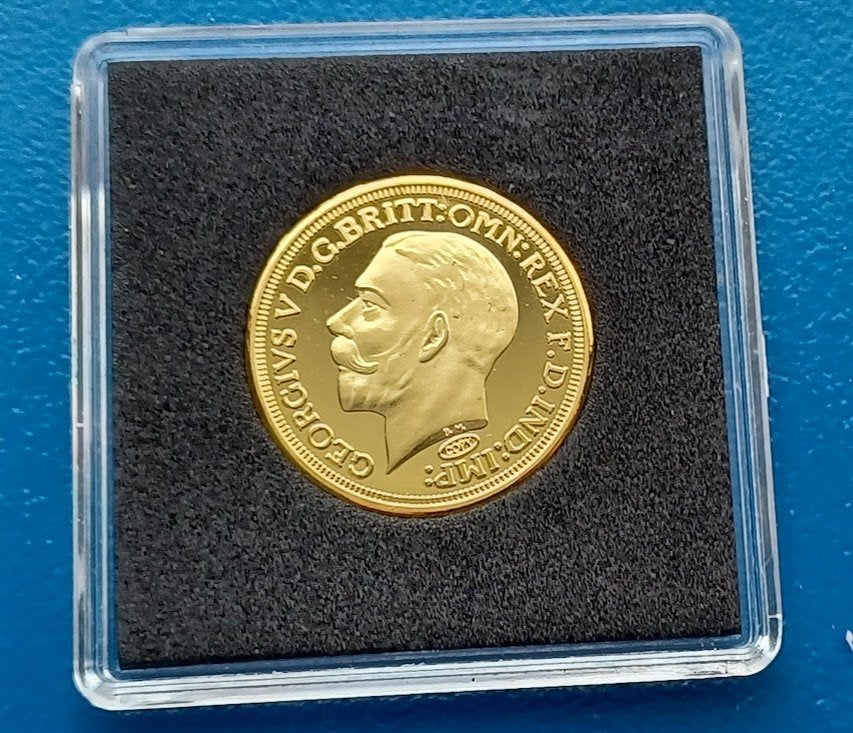 Verenigd Koninkrijk Gouden Sovereign 1920 - Copy, Verzenden, Overige materialen, Nederland