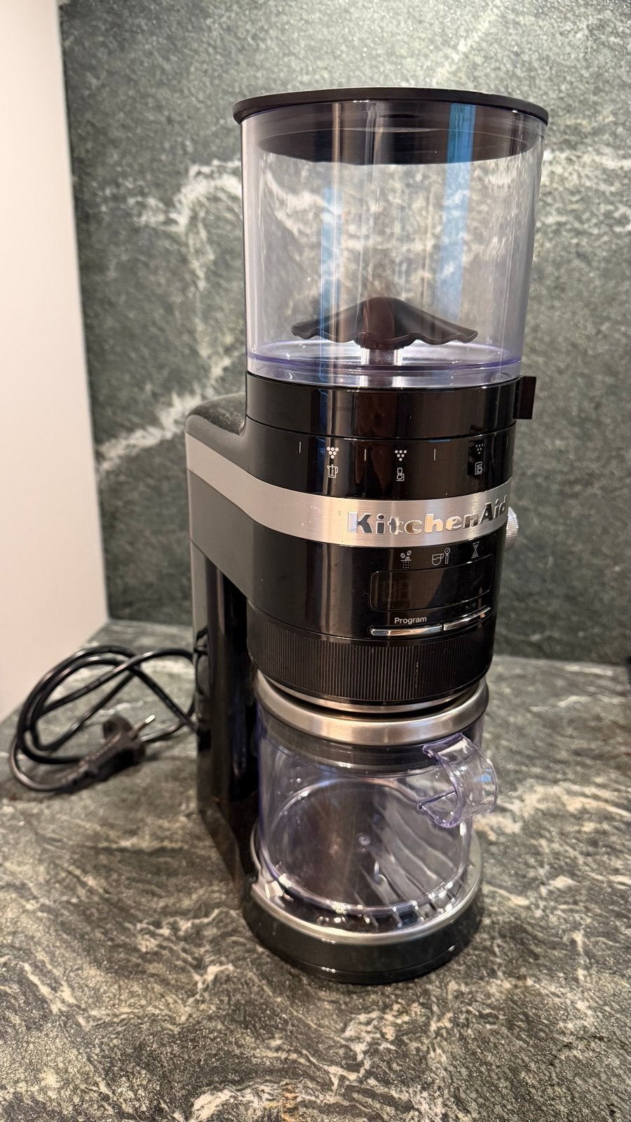 KitchenAid Koffiemolen - Zwart - Zo goed als nieuw, Overige modellen, 10 kopjes of meer, Zo goed als nieuw, Koffiebonen