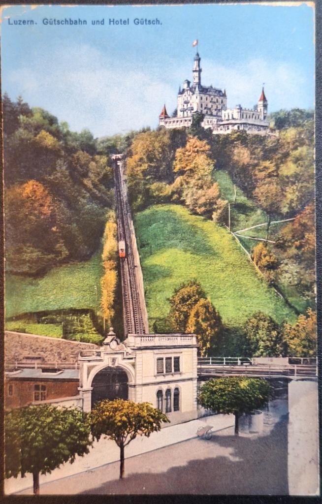 Luzern Zwitserland 1923, Verzamelen, Ophalen of Verzenden, 1920 tot 1940, Gelopen, Overig Europa