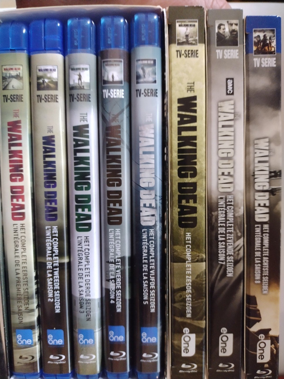 The Walking Dead seizoen 1 t/m 8 origineel NL uitgaven, Ophalen of Verzenden, Zo goed als nieuw, Horror