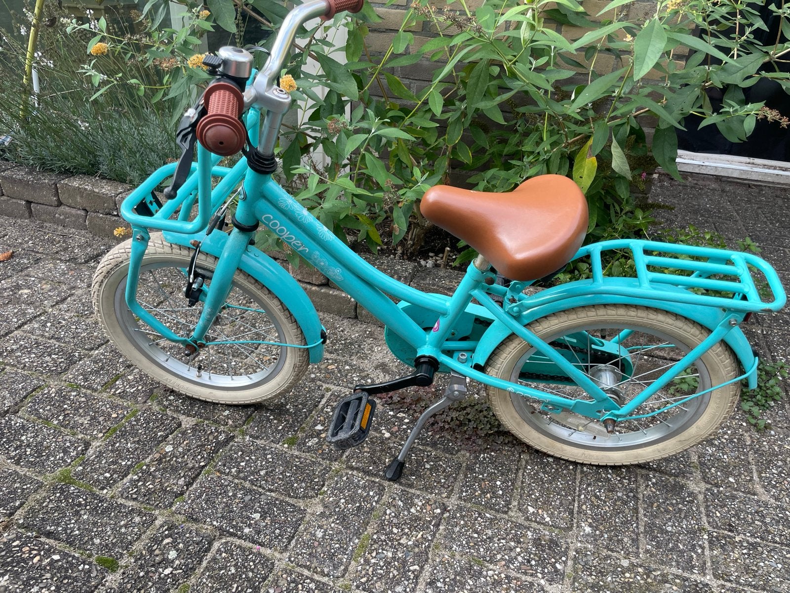 Popal Cooper kinderfiets  - Zo goed als nieuw, Ophalen, Gebruikt, Terugtraprem, Minder dan 16 inch