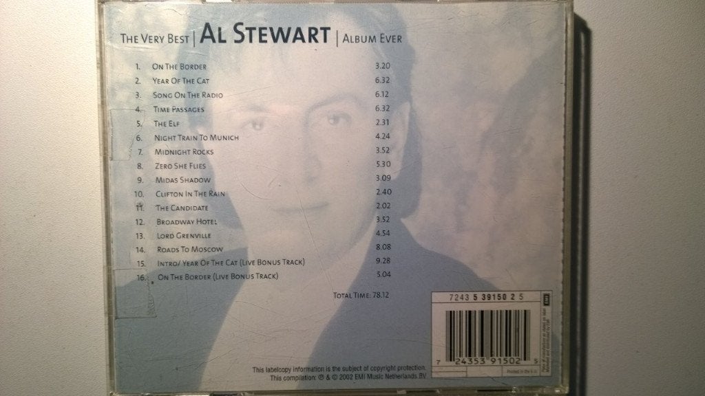 Al Stewart - The Very Best Album Ever, Ophalen of Verzenden, Zo goed als nieuw, Poprock