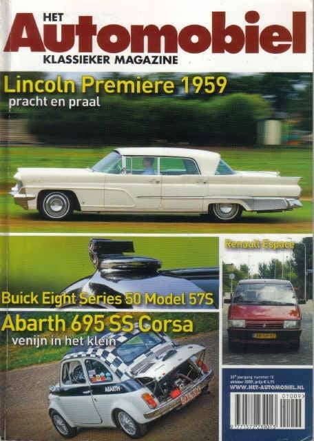 Automobiel 10 2009 : Renault Espace - Fiat Abarth 695 Corsa, Ophalen of Verzenden, Gelezen, Algemeen