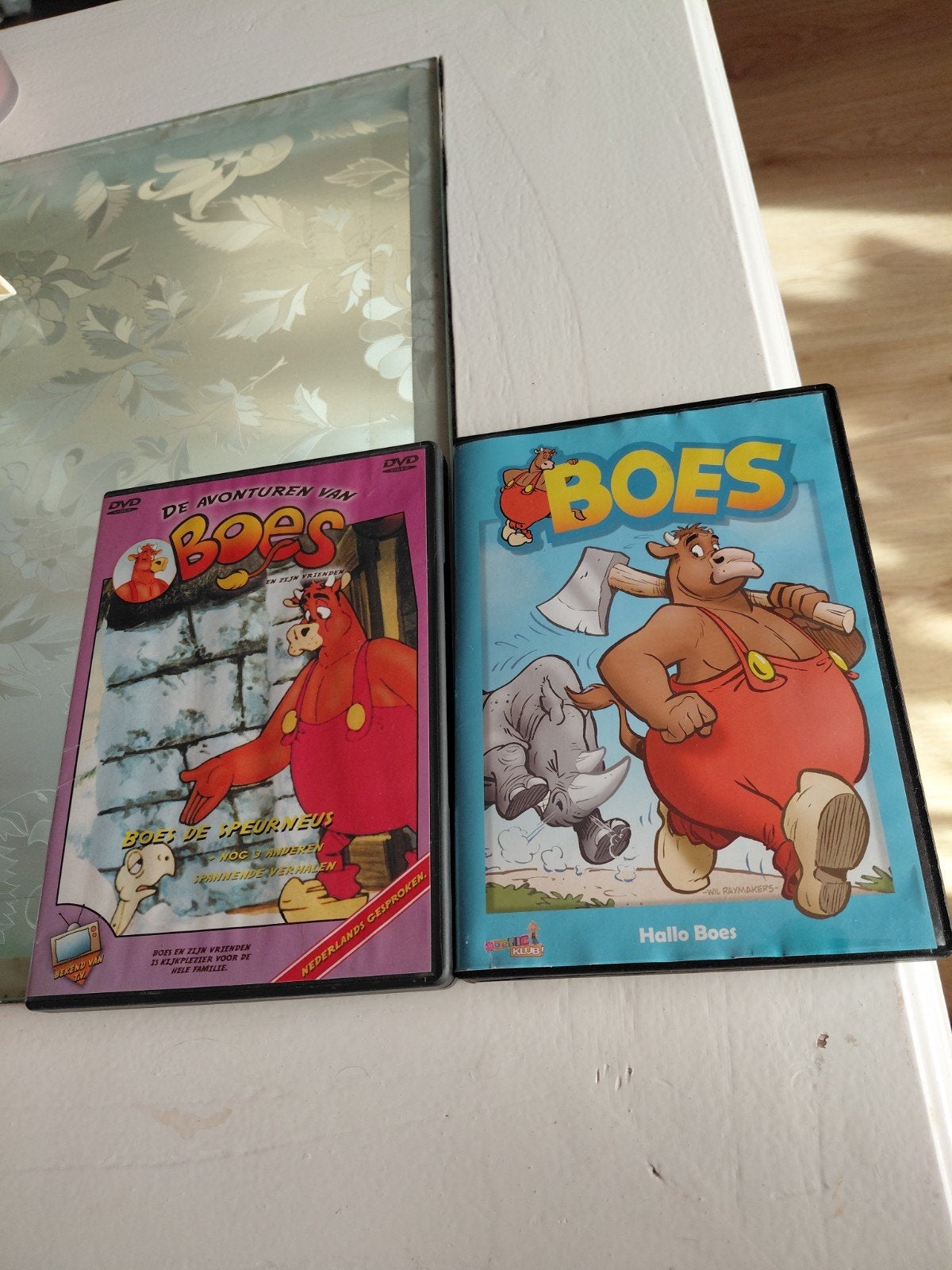 Set van 2 originele Boes dvd’s – Hallo Boes & De Speurneus., Europees, Gebruikt, Tekenfilm, Alle leeftijden