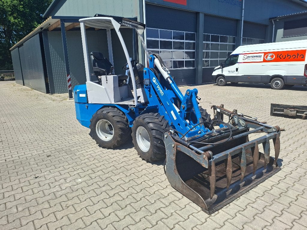 Quappen Q 27 minishovel, Ophalen, Wiellader of Shovel