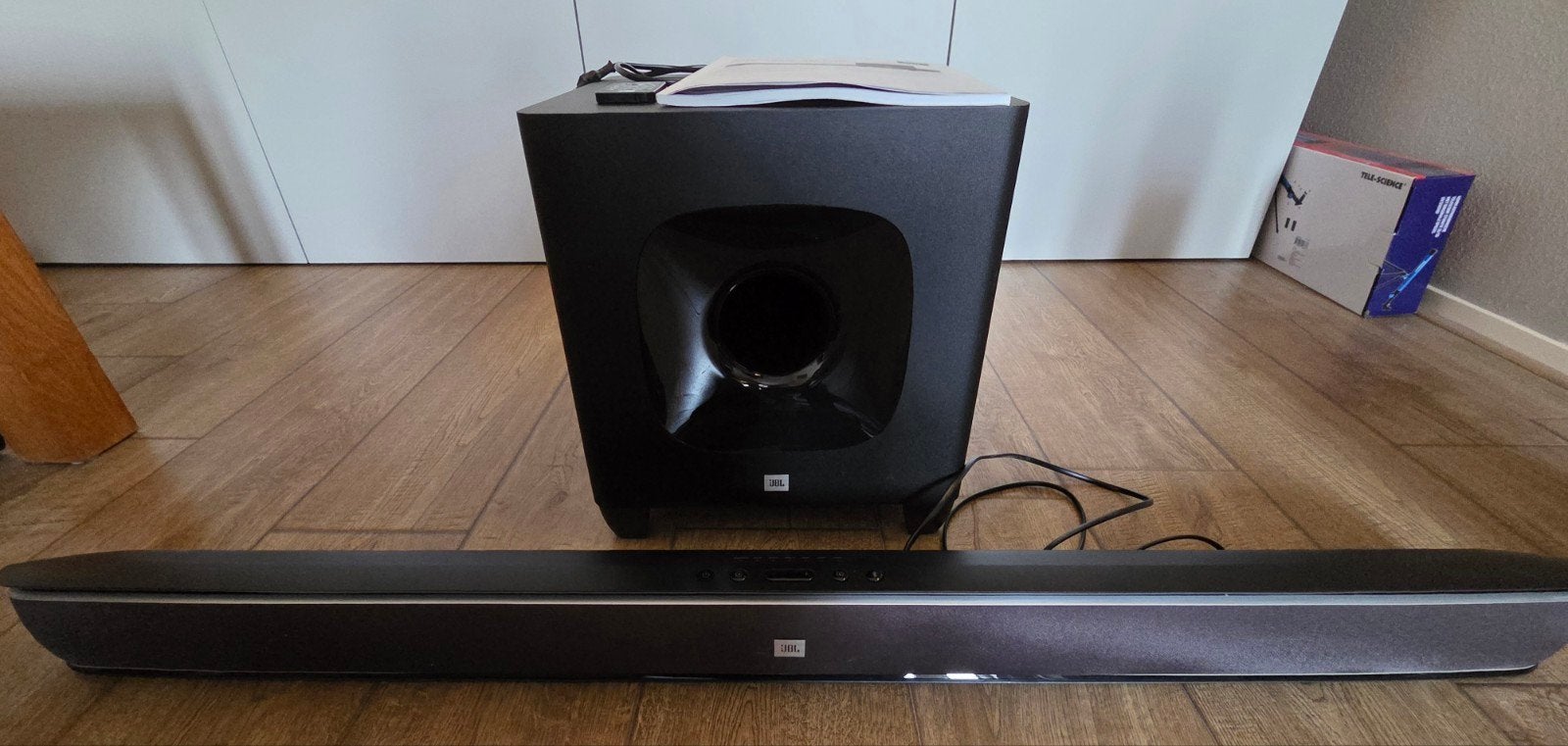 JBL SB400 Cinema Soundbar in nieuwstaat, Ophalen, Bluetooth, Zo goed als nieuw