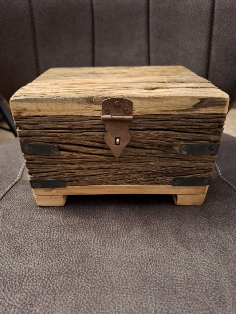 Robuust truckwood kistje, Overige typen, Nieuw, Ophalen of Verzenden, Rechthoekig