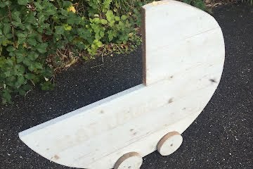 Geboortebord voor in de tuin., Kinderen en Baby's, Ophalen, Gebruikt, Geboortebord