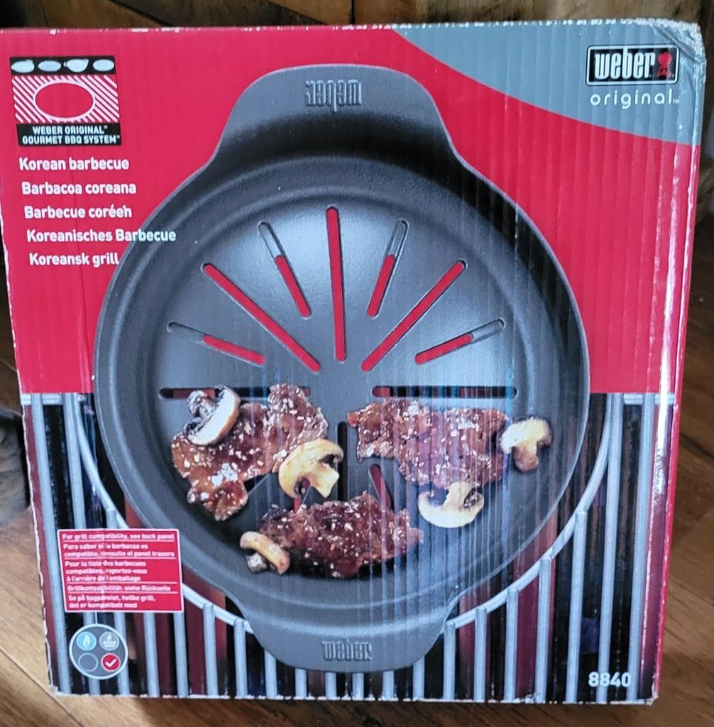 NIEUW IN DOOS: Weber GBS Korean BBQ Inzetstuk (8840), Ophalen of Verzenden, Nieuw
