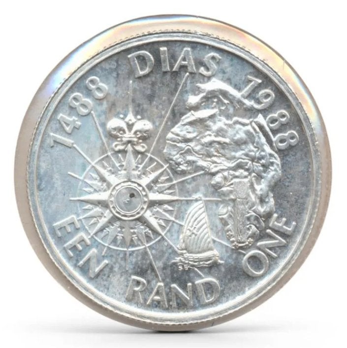 Zuid-Afrika 1 Rand 1988 Bartolomeu Dias’ reis rond de Kaap