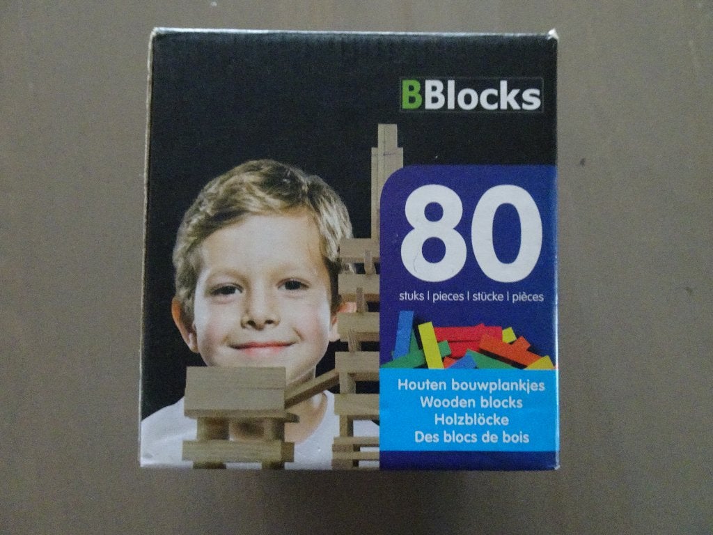 BBlocks Houten bouwplankjes, Ophalen, Gebruikt, Overige merken