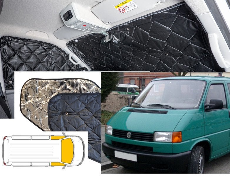 Raamisolatie Volkswagen T4 Black line Voorzijde 3 delig, Buurserstraat 15 A, 7481 EG,Haaksbergen, Ophalen of Verzenden, Info@123CamperOnderdelen.nl