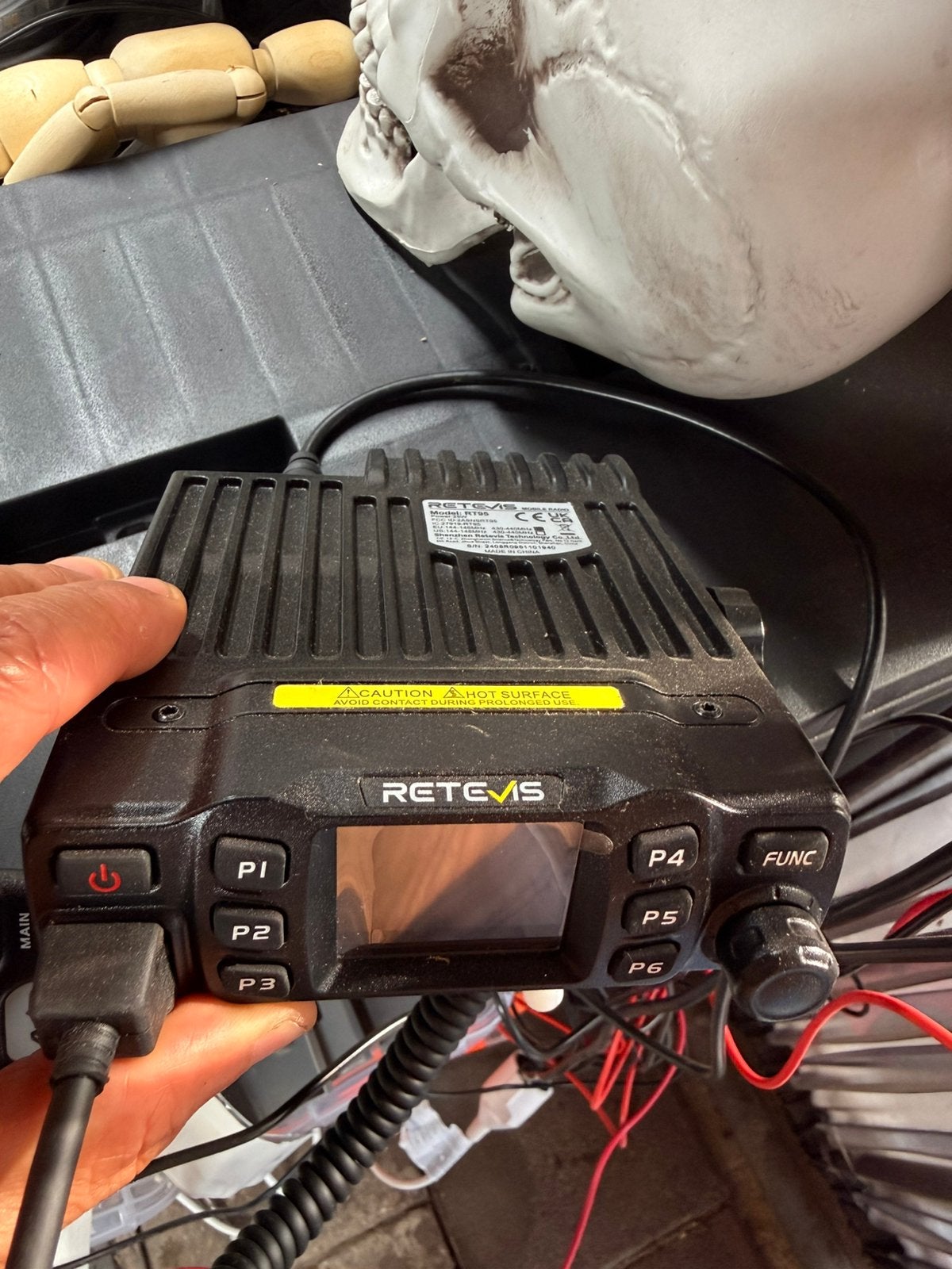 Retevis RT95 Hamradio met antenne, Ophalen of Verzenden, Zo goed als nieuw, Portofoon of Walkie-talkie