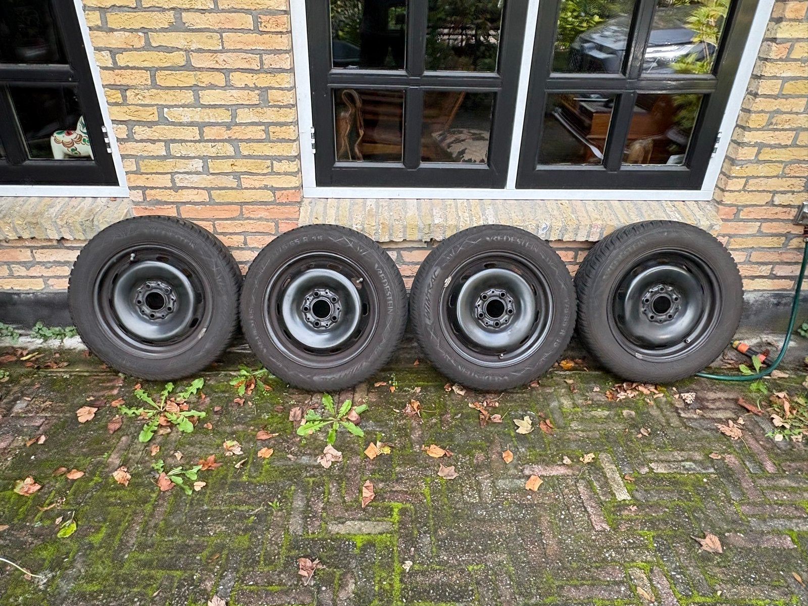 Winterbanden 175/65 R15 M+S 5x112 - Z.g.a.n., Auto-onderdelen, Ophalen, Gebruikt, 15 inch, 175 mm