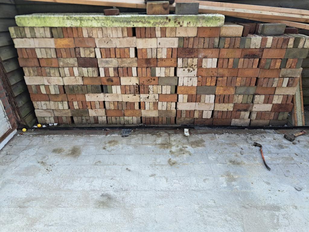 Metselstenen vuilwerk Waalformaat 800 stuks, Ophalen, Bakstenen