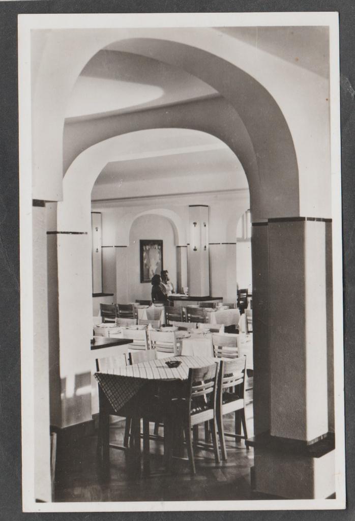 egmond aan zee troelstra oord  met eetzaal, Verzenden, 1940 tot 1960, Ongelopen, Noord-Holland