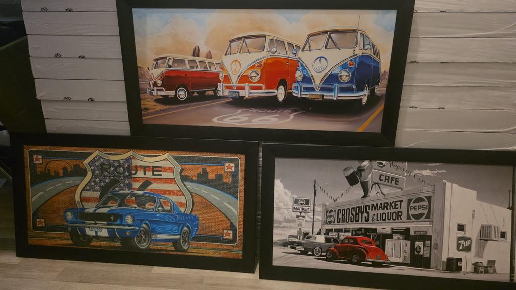 Printen van auto’s ingelijst, Ophalen