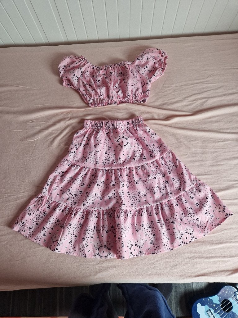Zomerkleding pakket meisjes 98/104 tm 110/116, Ophalen of Verzenden, Gebruikt, Overige maten