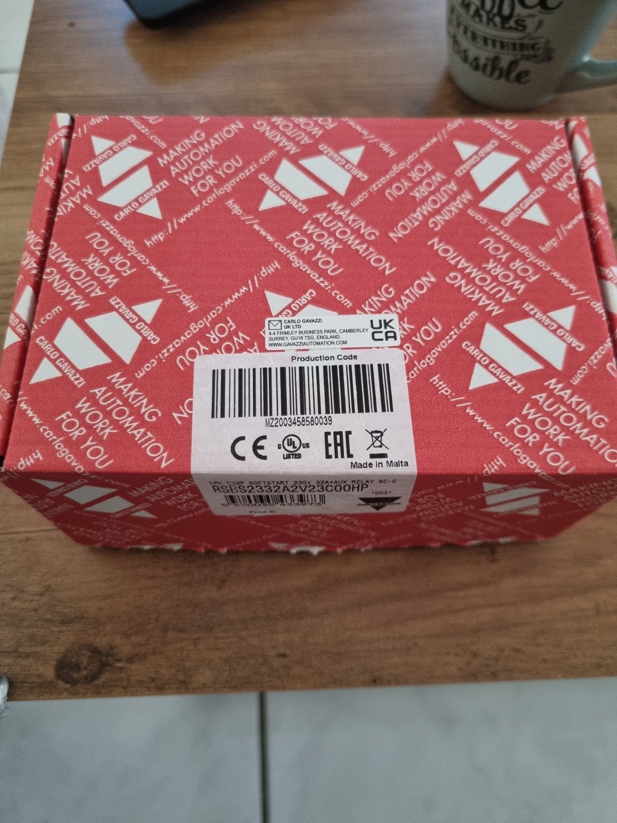 Carlo Gavazzi 1-Phase AC Compressor Softstarter RSBS2332A2V2, Hobby en Vrije tijd, Ophalen of Verzenden, Nieuw