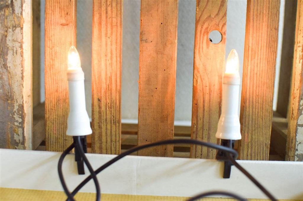 Kerstverlichting in de vorm van een kaars 51167, Ophalen of Verzenden, Gebruikt