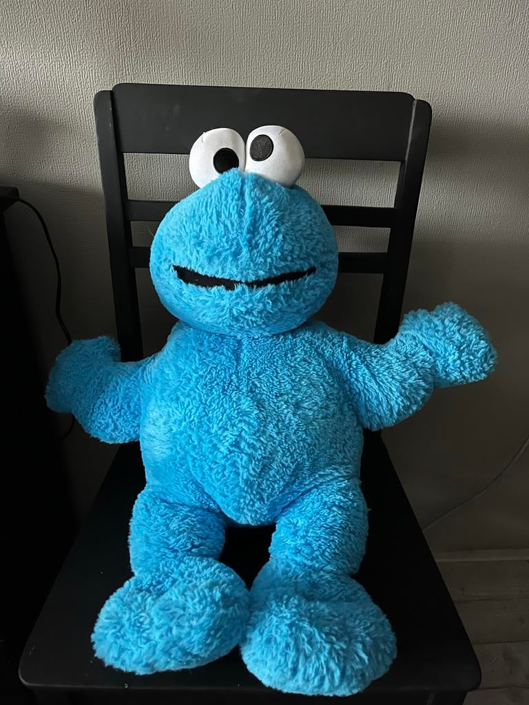 Grote originele Koekiemonster, 60 cm, Overige merken, Overige karakters, Overige typen, Blauw