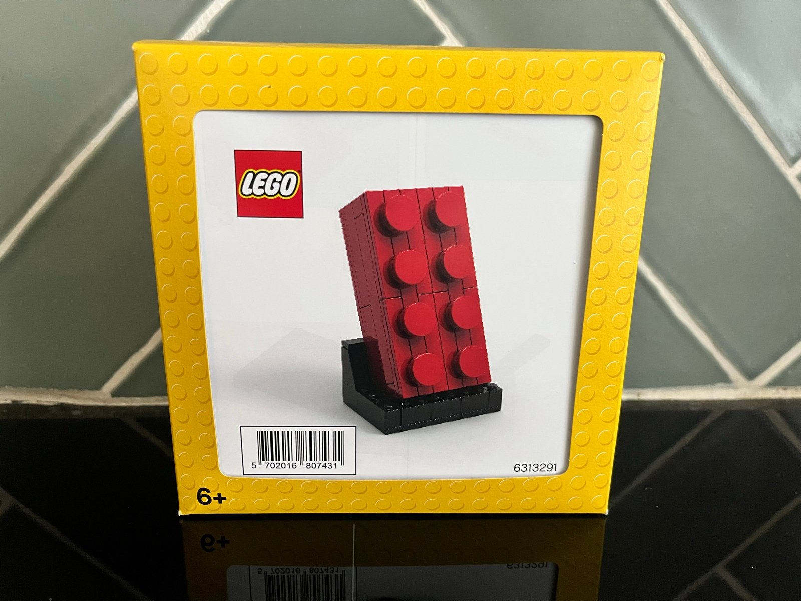 LEGO 6313291 2x4 rode steen - Nieuw en geseald, Overige thema's, Lego, Nieuw, Ophalen of Verzenden