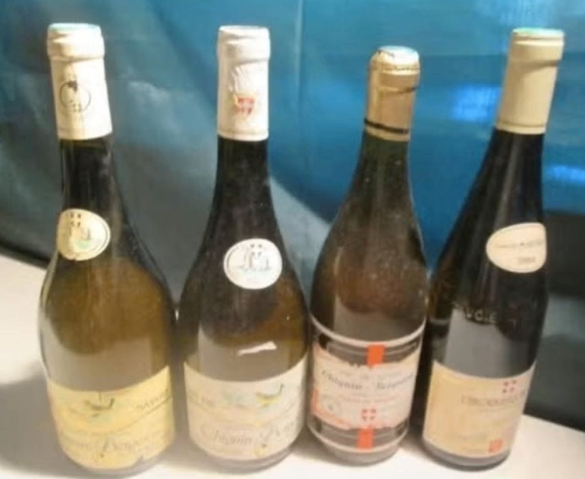4x Vin de Savoie - Chignin Bergeron, Frankrijk, Ophalen of Verzenden, Zo goed als nieuw, Rode wijn