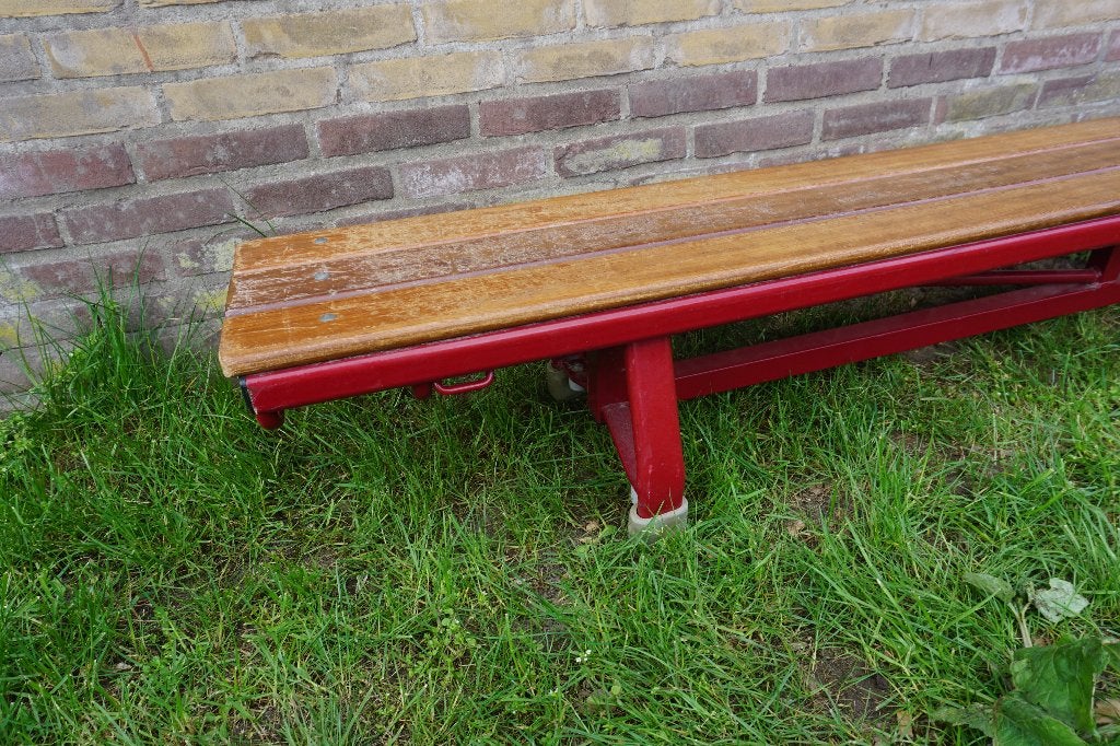Gymbank Turnbank gymbanken, Sport en Fitness, Gebruikt, Bruin, Materiaal, Kindermaat 122 t/m 140