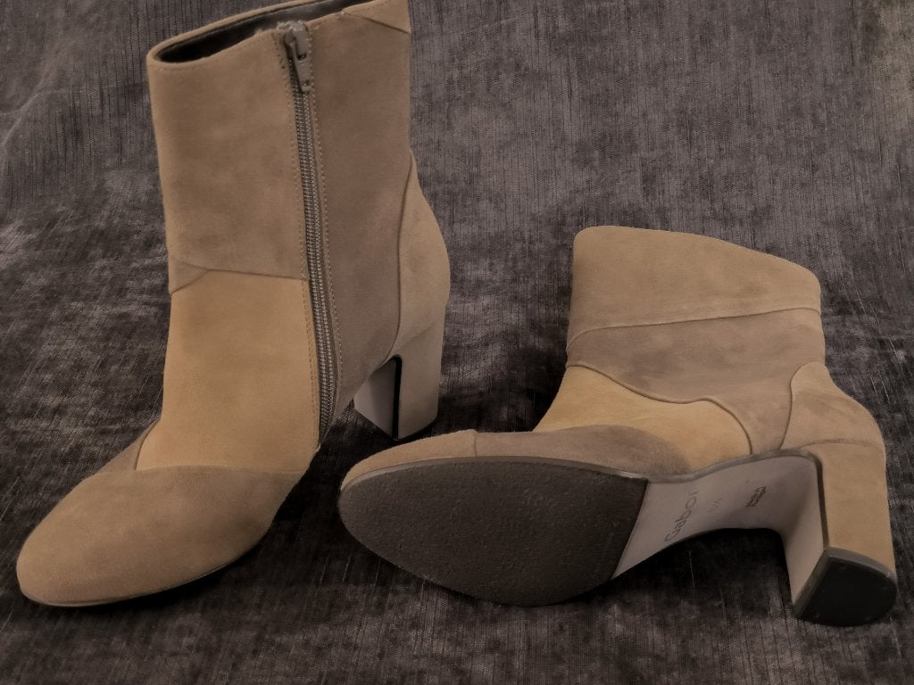 Style Gabor laarsjes -100% nieuw, Beige, Lage of Enkellaarzen, Gabor, Nieuw