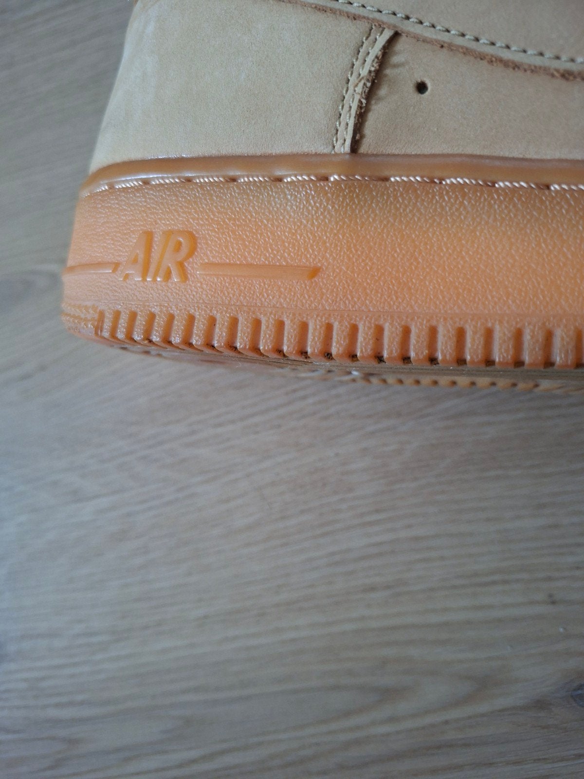 Nike Air Force 1 High Top Sneakers - Beige, Beige, Nike, Ophalen of Verzenden, Sneakers of Gympen
