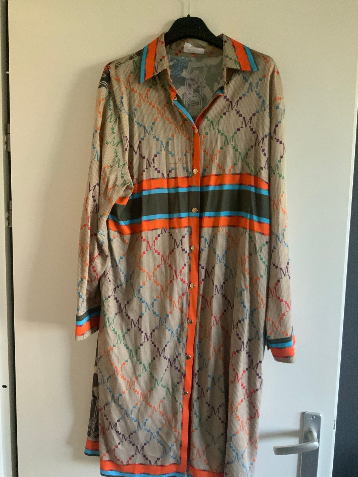 Mucho Gusto Jurk met print en camouflage xl, Kleding | Dames, Meerkleurig, Maat 46/48 (XL) of groter, Ophalen of Verzenden, Zo goed als nieuw