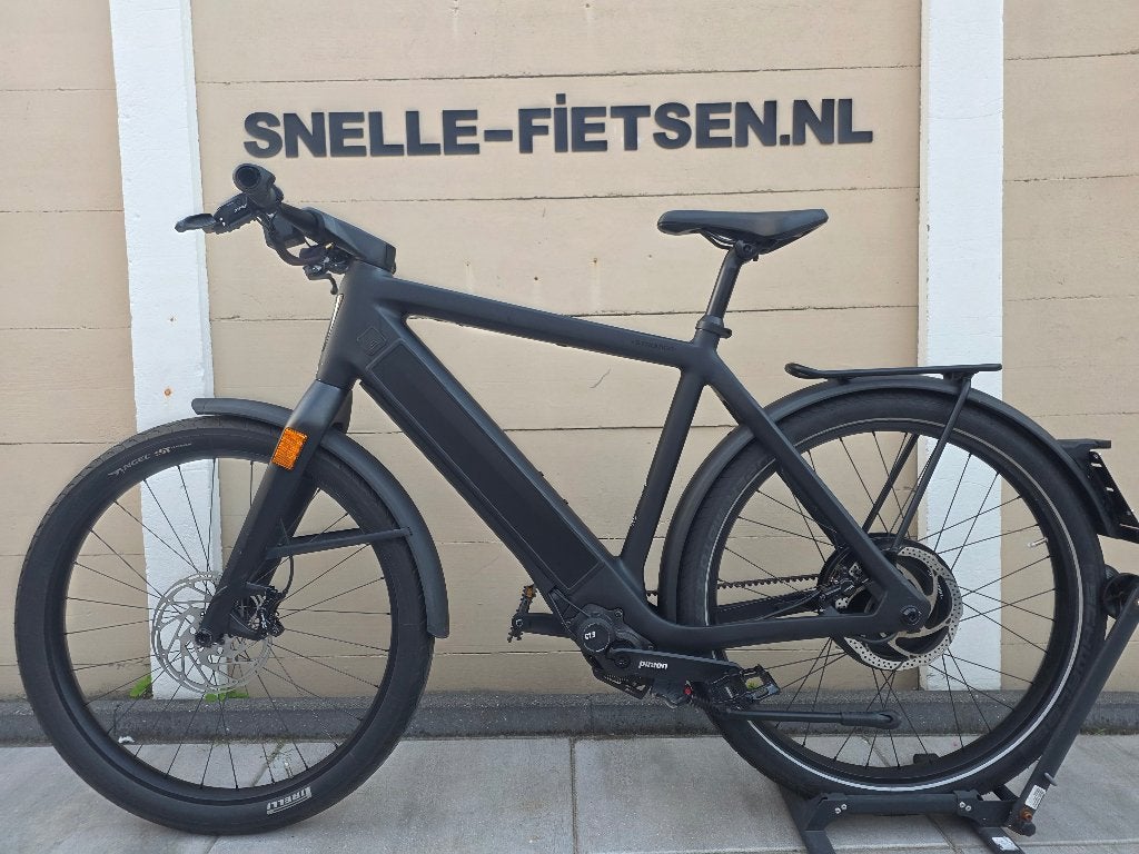 Stromer ST3 Pinion XL zwart 983wh Speedpedelec 45 kmh, 59 cm of meer, Ophalen, Zo goed als nieuw, Stromer