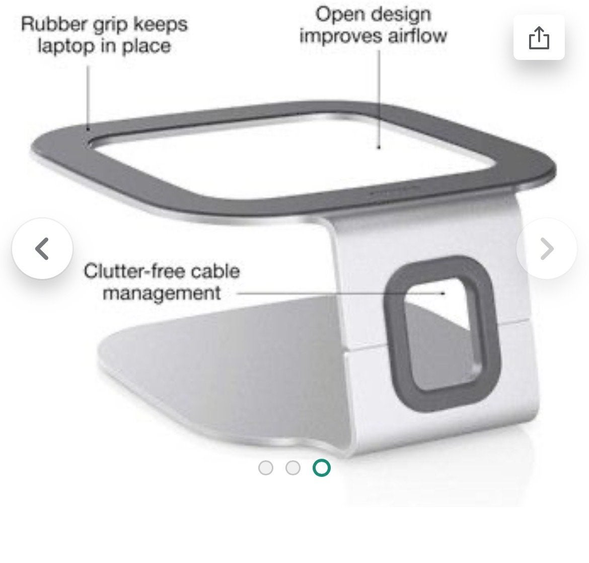 Belkin Laptop verhoger F5L083, Ophalen of Verzenden, Gebruikt, In hoogte verstelbaar