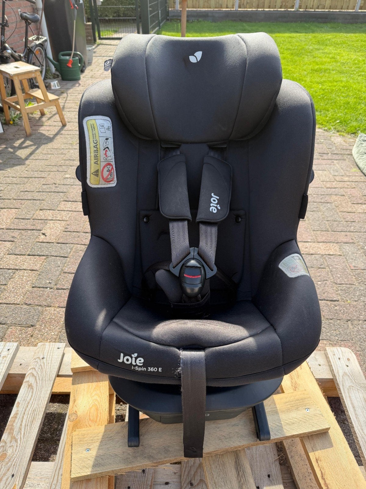 Joie i-Spin 360 E autostoel - Zwart, zo goed als nieuw, 0 t/m 18 kg, Verstelbare rugleuning, Zo goed als nieuw, Isofix