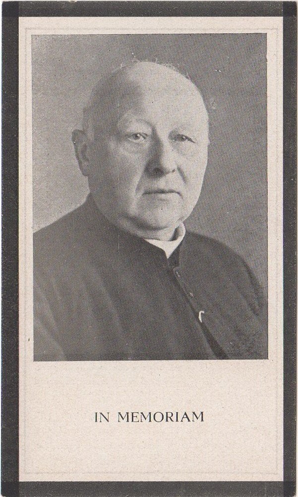 pastoor Johannes Enschot 1871 Goirle + 1945 Tilburg, 73 jaar, Verzenden