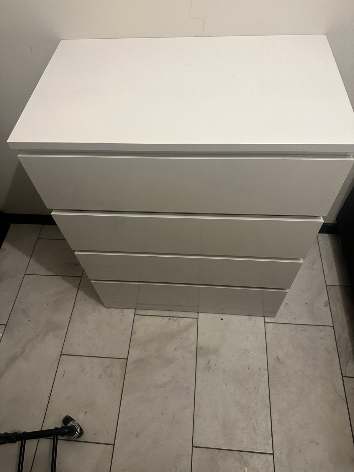 IKEA MALM ladekast wit, nette staat, Ophalen, 50 tot 100 cm, Zo goed als nieuw, Minder dan 100 cm